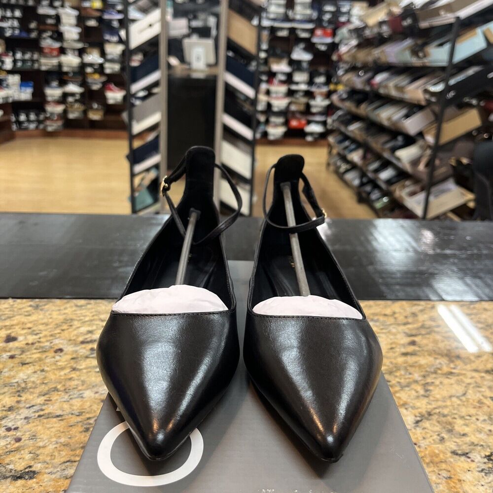 Arezzo Women's Madison Leather Pointed Toe Dressy Ballet Flats Size 9.5B - Picture 4 of 6